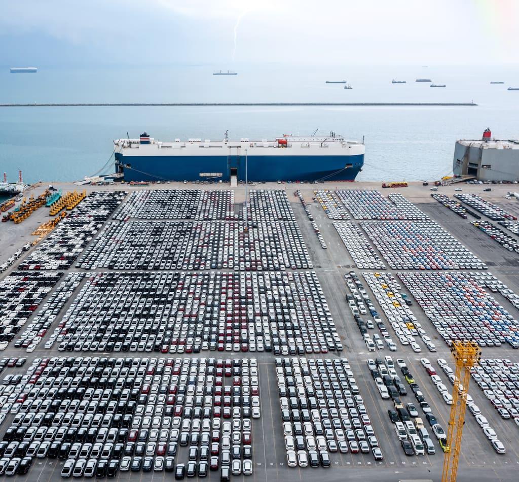 Vehicle Shipments in Containers